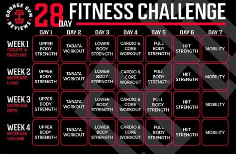 28 Day Workout Challenge (2024)